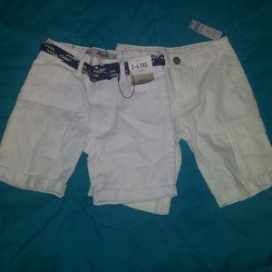 Brand new white and off white boy shorts